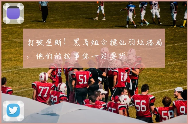 打破垄断！黑马组合搅乱羽坛格局，他们的故事你一定要听